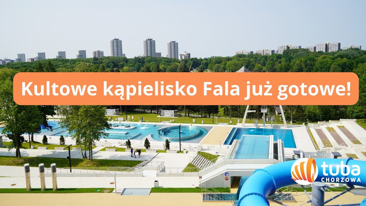 Zobacz jak wygląda kąpielisko Fala w Chorzowie. Legenda powraca do TAURON Parku Śląskiego