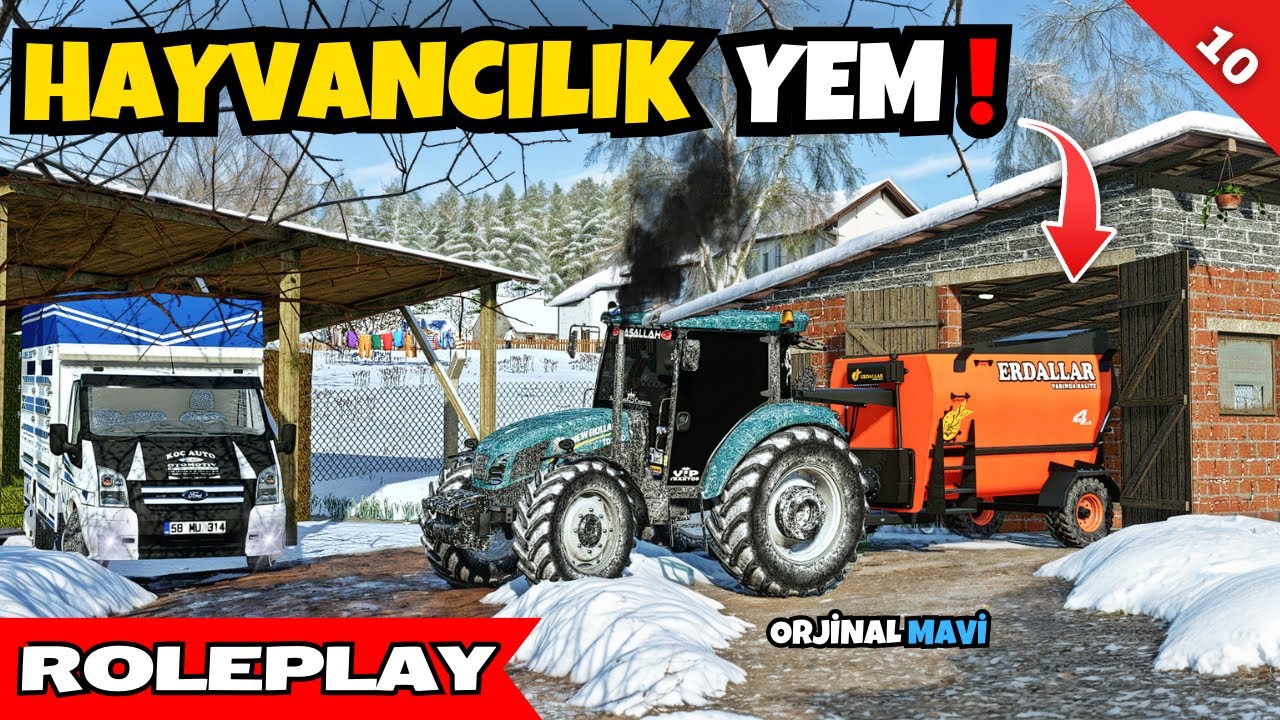 YENİ KÜÇÜK AHIRIM İÇİN YEM KARDIM | FS 22 GERÇEK HAYAT | MEDRP YOZGAT | S6 B10