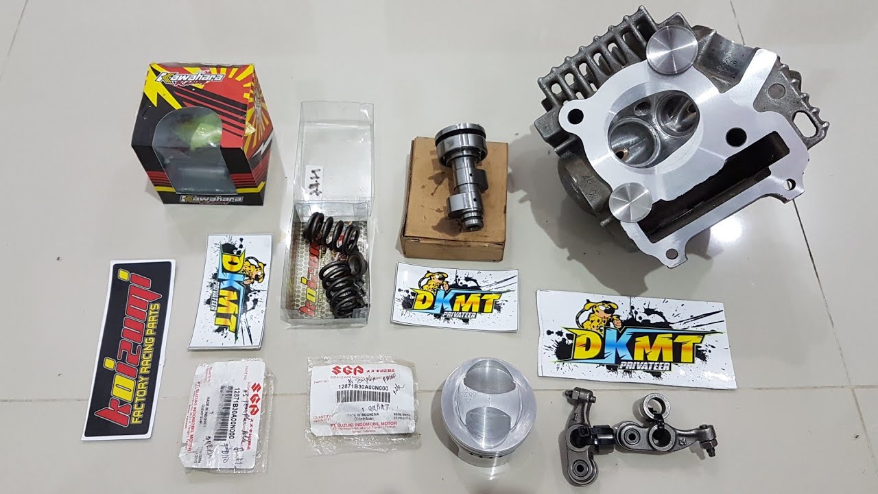 Paket bore up Head 130cc murah . . head deksel blokop jupiter z - bore up jupiter z 130cc tune up