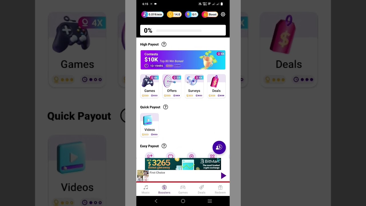 Money Earn through Music Hearing Paypal Instant withdrawal Mode Earn App #shorts