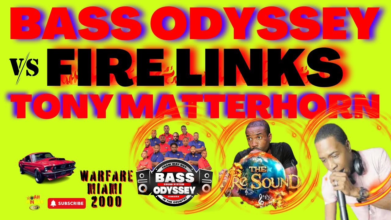 Bass Odyssey VS. Tony Matterhorn VS. Fire Links Miami FL. 🏆 Wicked SoundClash - WARFARE 2000!