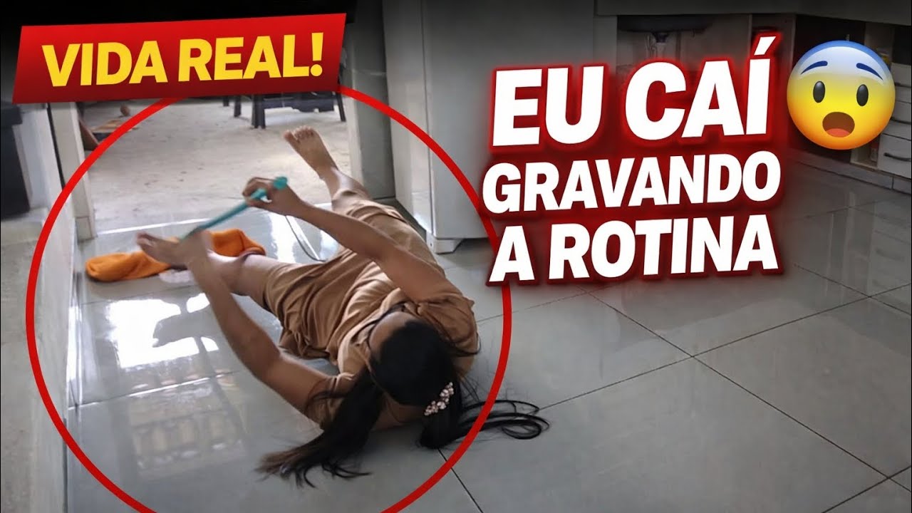FUI LIMPAR A CASA E ACONTECEU ISSO… 😳 | Rotina real