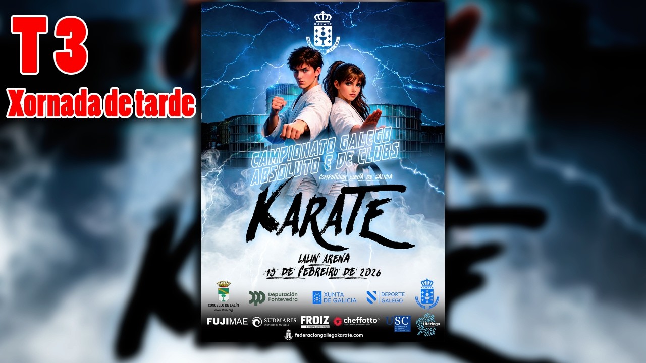 Tatami 3 Tarde | Campionato Galego Absoluto e de Clubs | Tempada 25/26