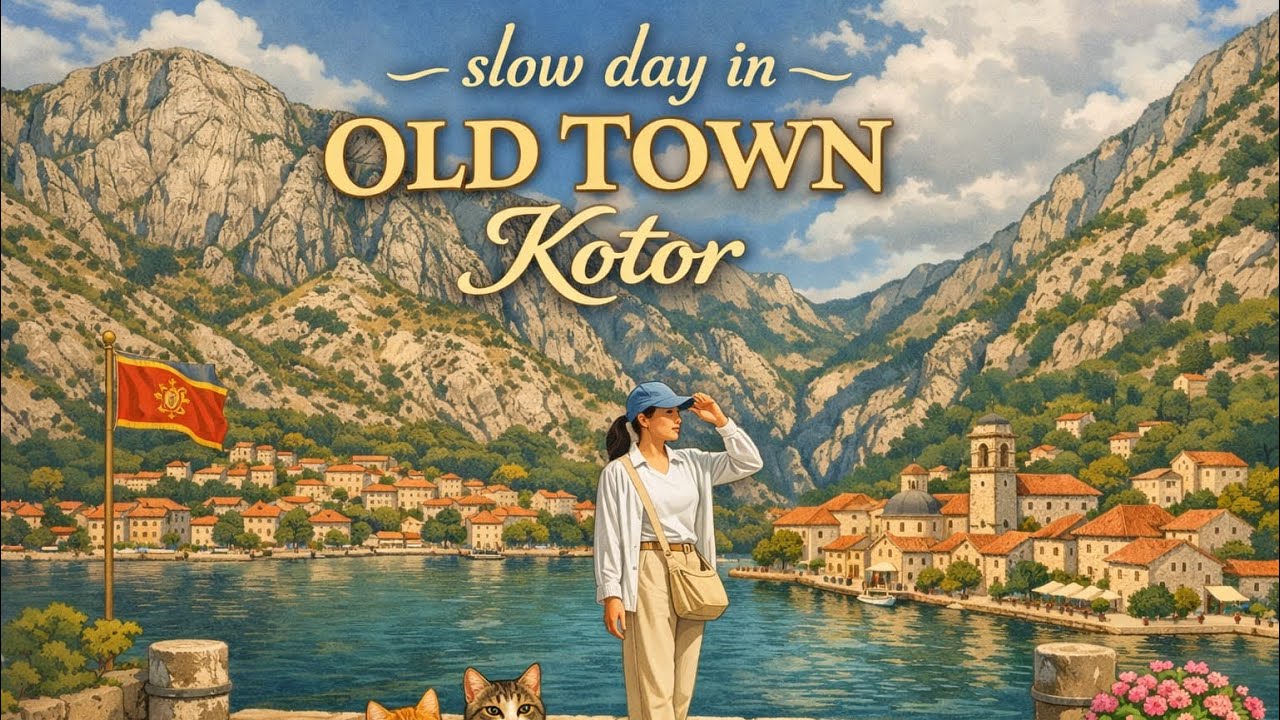 A slow day in Old Town Kotor, Montenegro