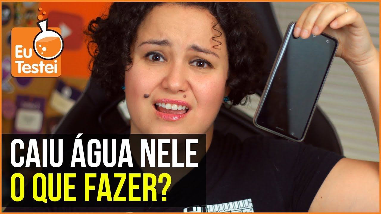 O que fazer quando cai água no smartphone - EuTestei