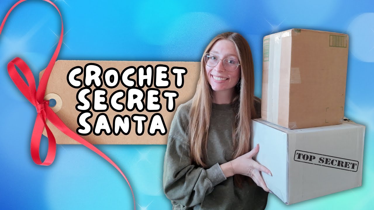 Unboxing My Secret Santa Gifts from Crochet Friends!