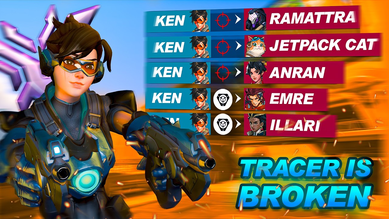 Как выигрывать матчи за Трейсер в чемпионских лобби!!! (Overwatch)