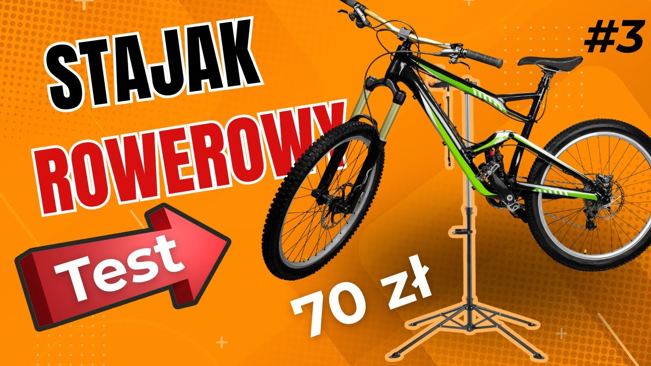 Stojak rowerowy za 70 zł – WYTRZYMA czy się ZŁAMIE pod moim rowerem? | Testy i Prezentacje #3