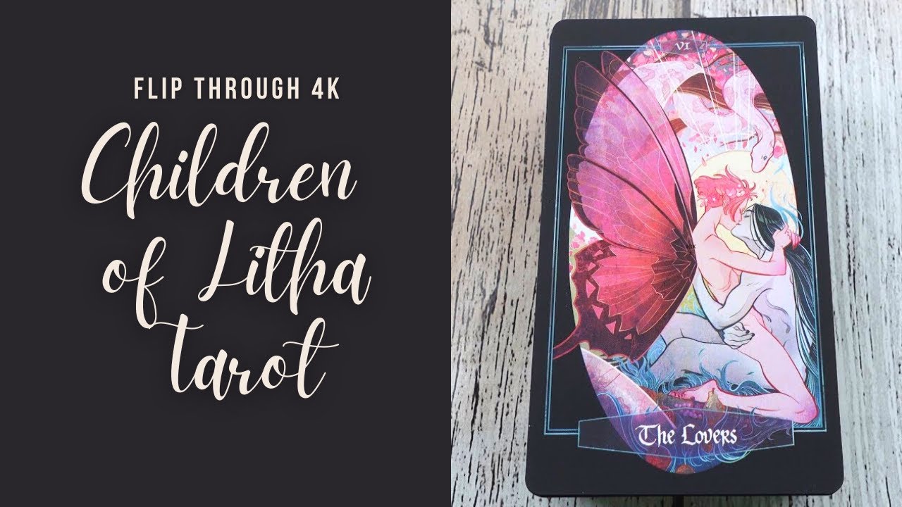 Children of Litha Tarot by Xia Hunt - Black Edition - Flip Through 4K - Diversity in Tarot