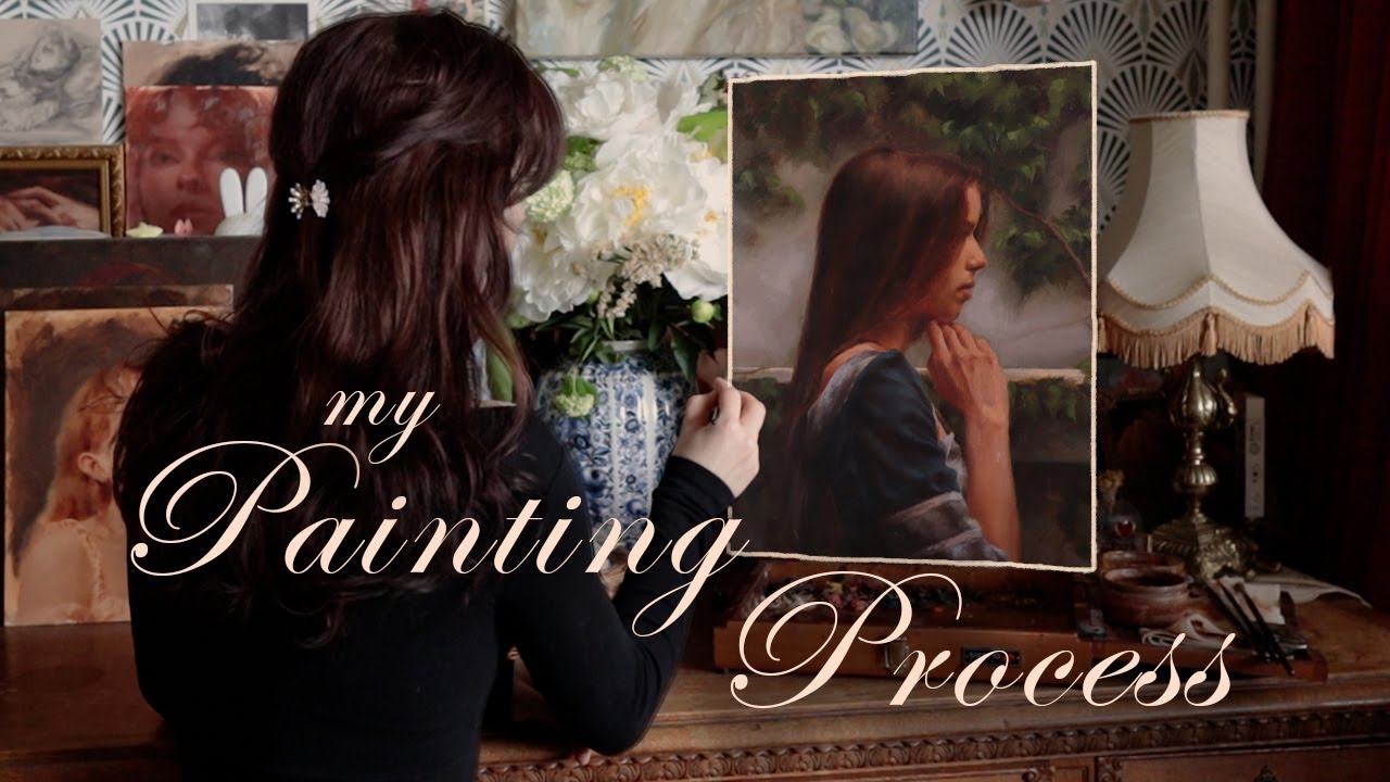 Making a Dreamy Fantasy Painting 💫🗡 my painting process
