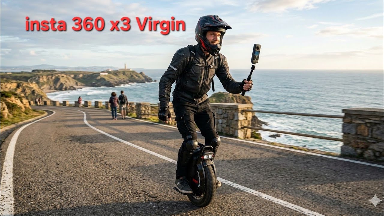 Insta 360 x3 trails with my EUC electric unicycle 