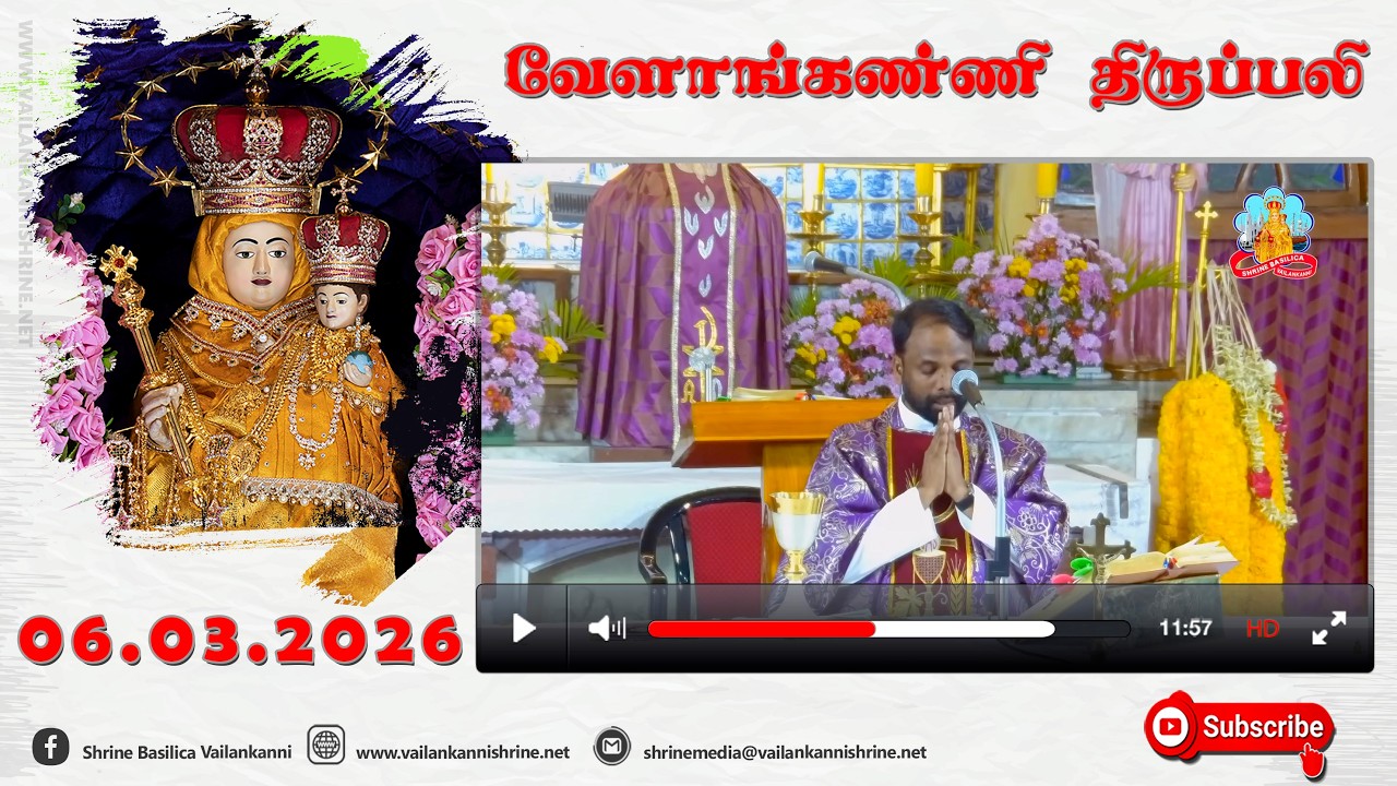 06 March 2026 @ 06:00 am Tamil Mass