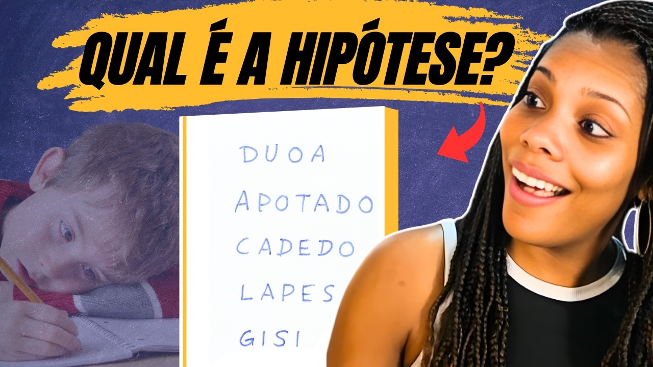 O QUE É SONDAGEM ESCRITA E COMO FAZER 
