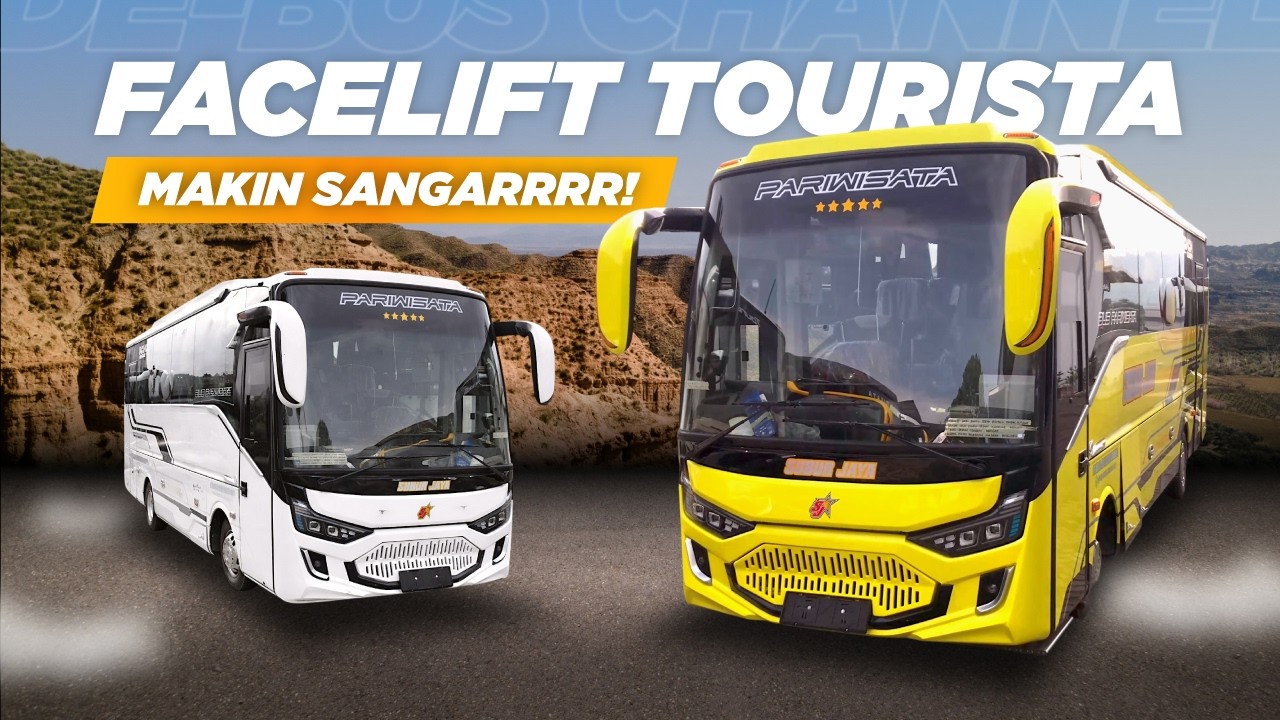 WAJAH BARU TOURISTA SR3! Look lebih Agresif | Rilisan Karoseri Laksana