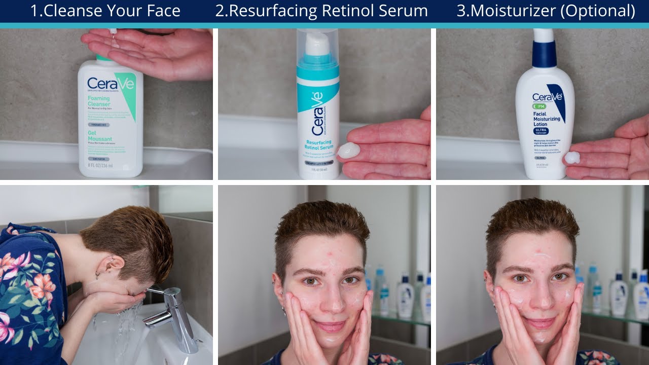How to use CeraVe Resurfacing Retinol Serum
