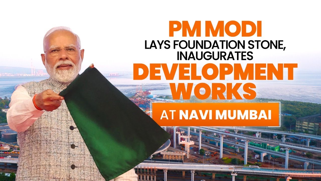 LIVE: PM Modi lays foundation stone, inaugurates development works at Navi Mumbai