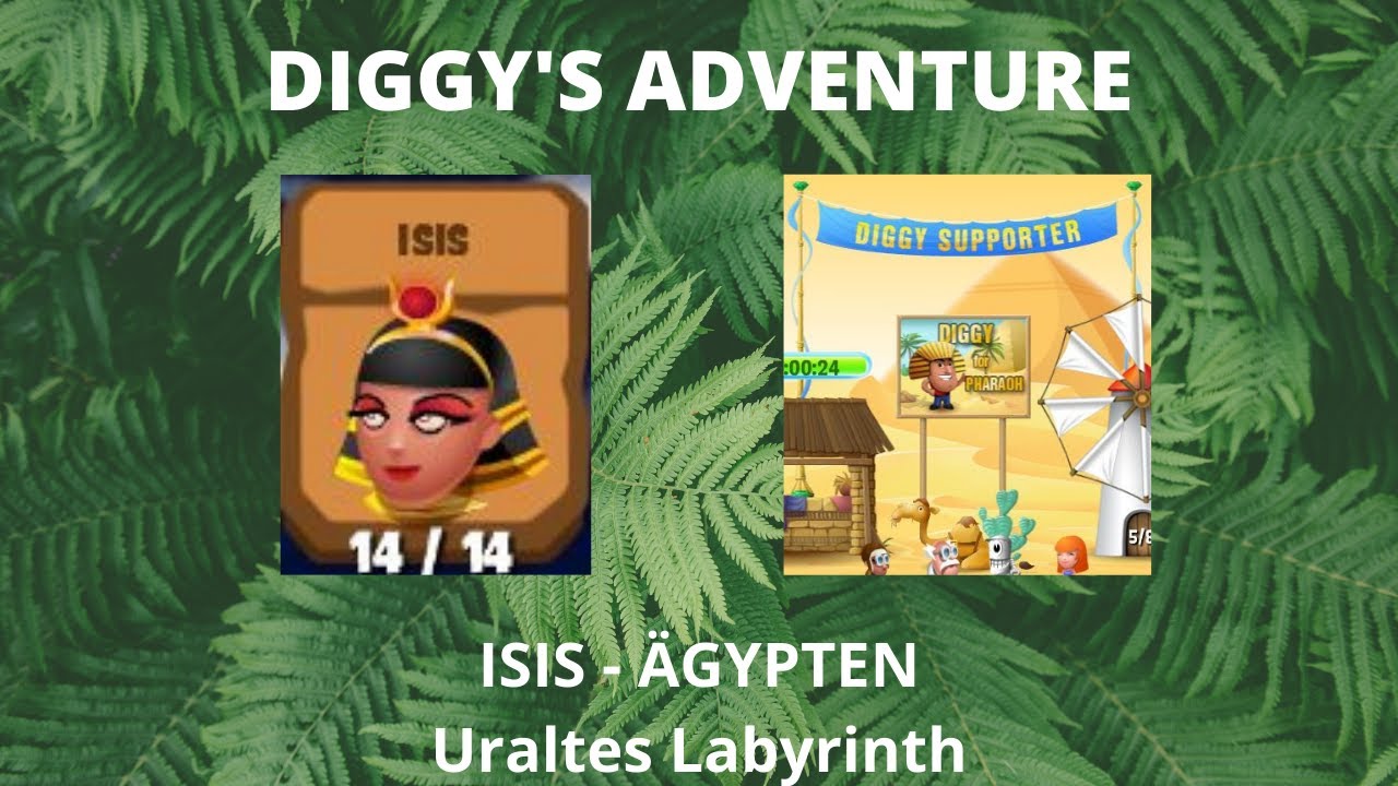 DIGGYS ADVENTURE 🎮 Isis 🎮 Uraltes Labyrinth 🎮 Ancient Labyrinth