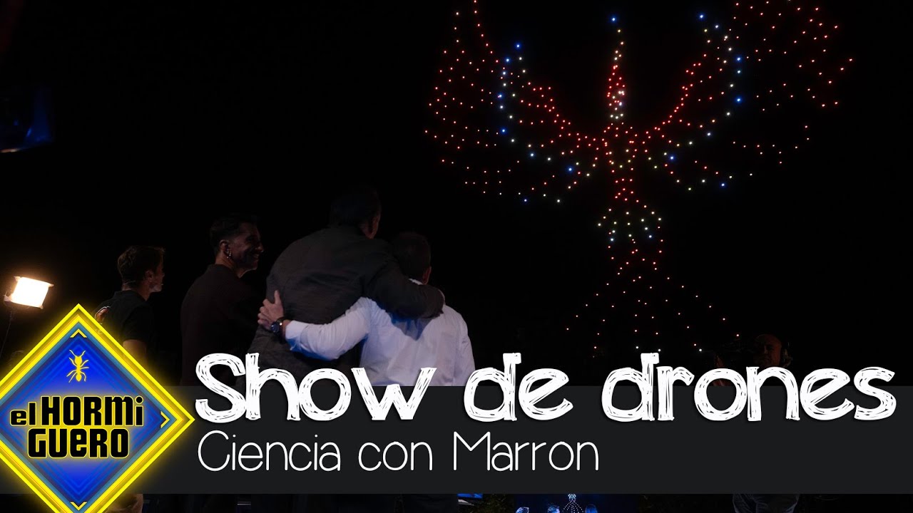 El espectáculo de luces con más de 400 drones en el cielo de Madrid - El Hormiguero