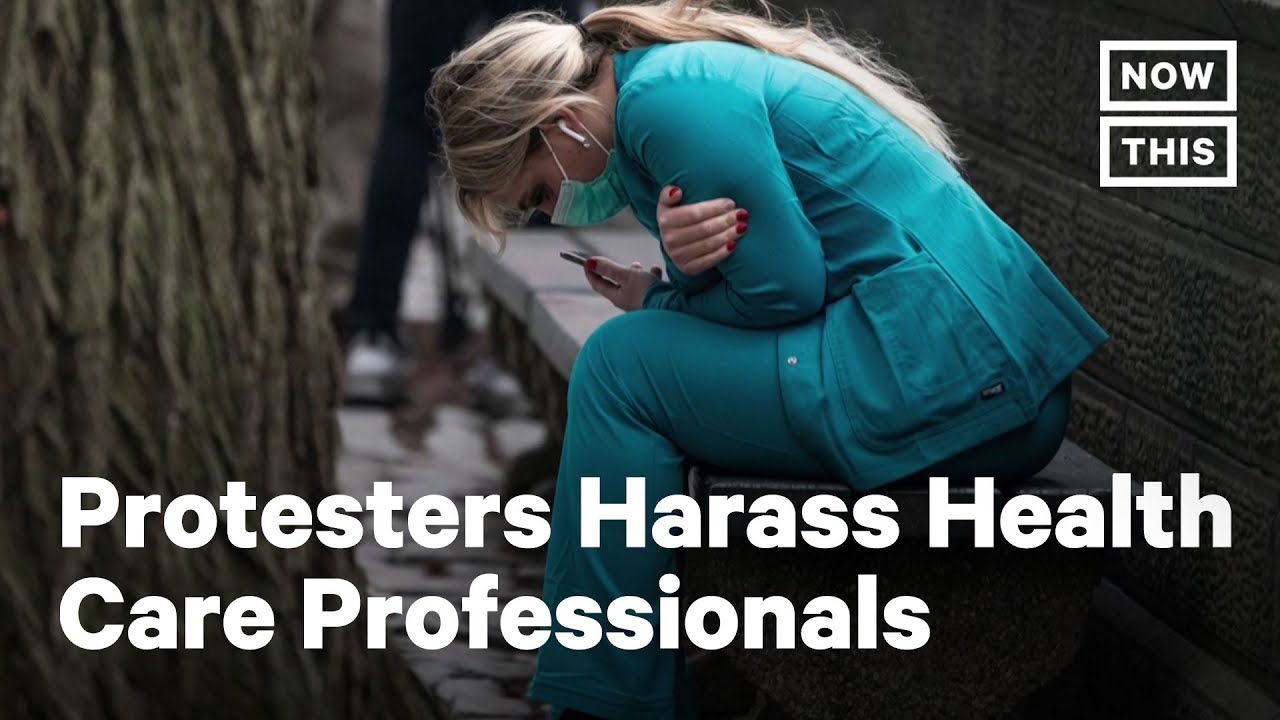 Anti-Lockdown Protesters Harass COVID-19 Nurses | NowThis