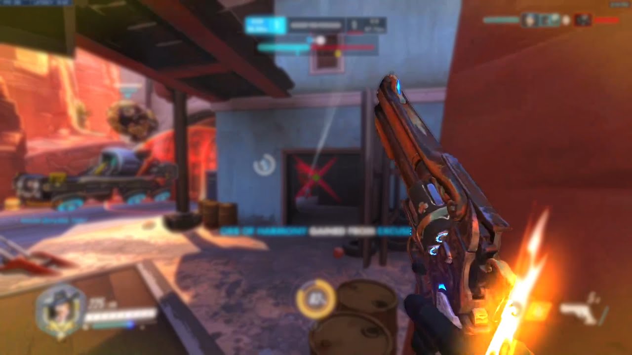 Dafran OP Cassidy (McCree) gameplay! [ Overwatch Season 35 Top 500 ]