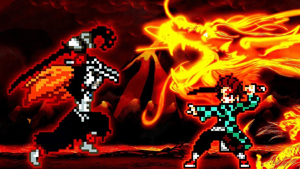Substitute Soul Reaper Ichigo V3 OP VS Tanjiro Chaos V2 OP in Jump Force Mugen