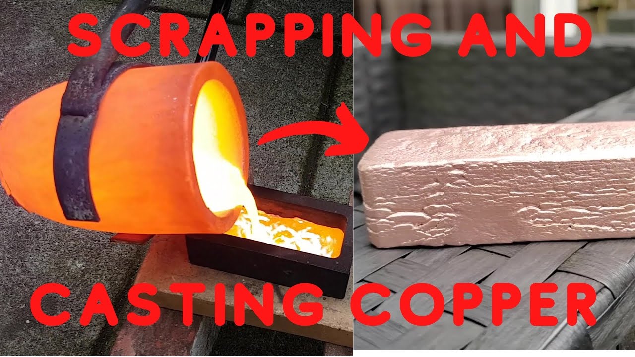 Scrapping and casting copper - Devil forge