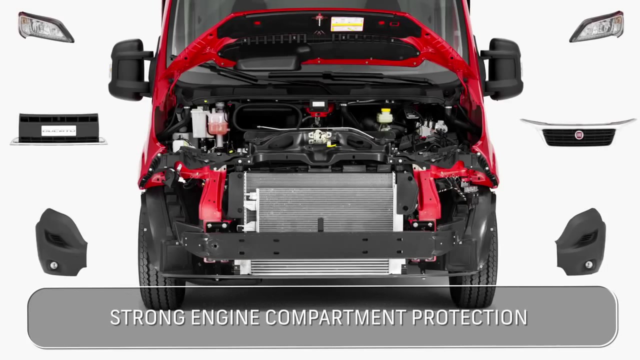 New Ducato   Front bumper designed for rapid replacement