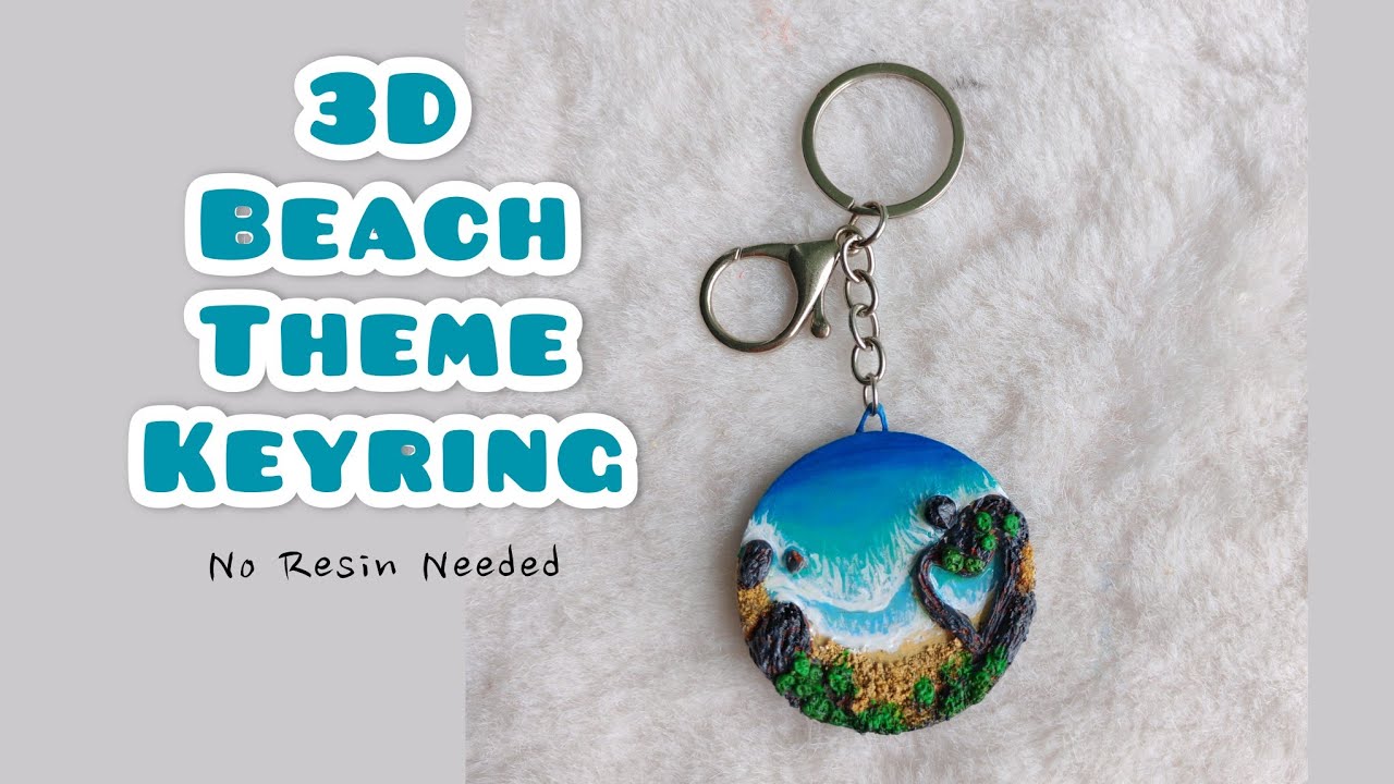 3D Miniature Island Using Clay & Sand 🏝 No Resin Needed! ❌ 