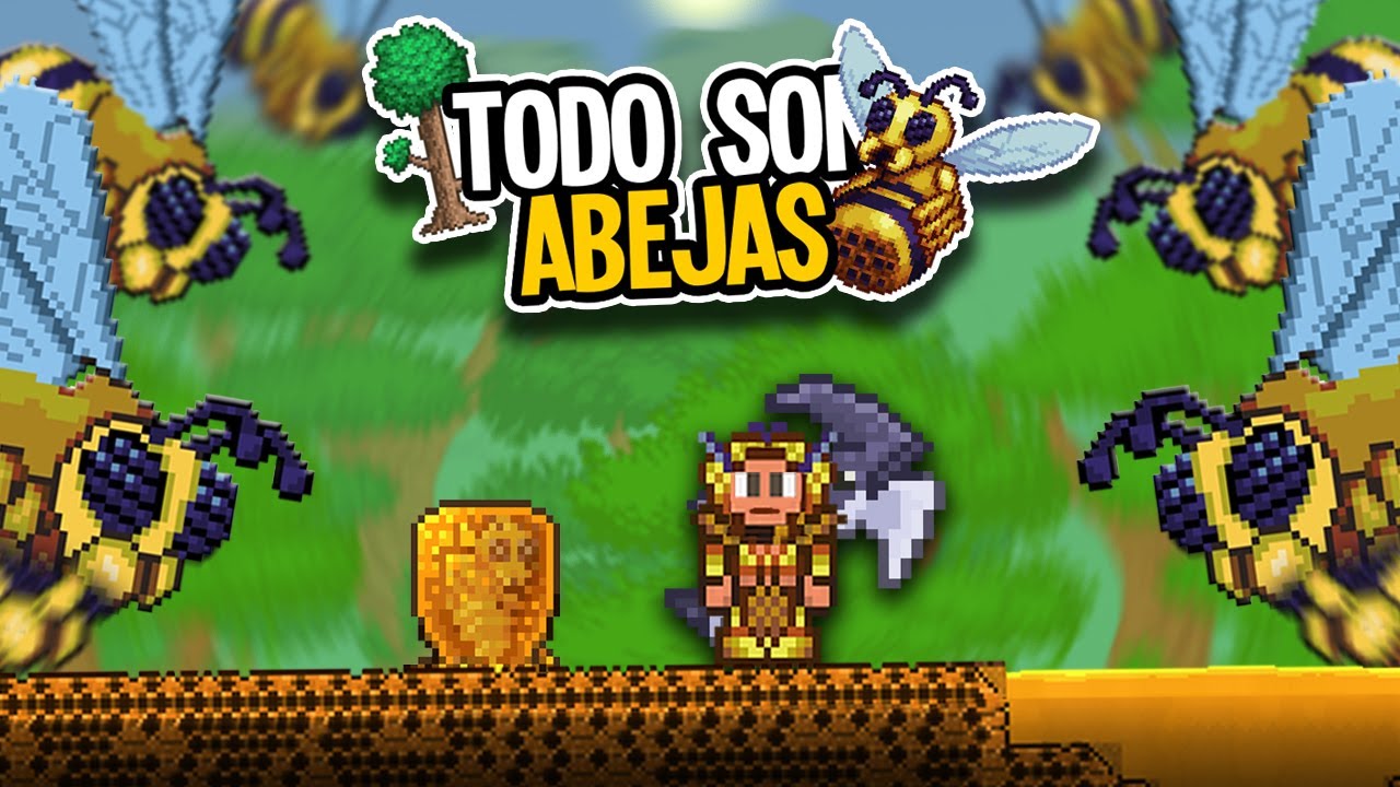 TERRARIA pero TODO SON ABEJAS 🐝🙀| #MAKE
