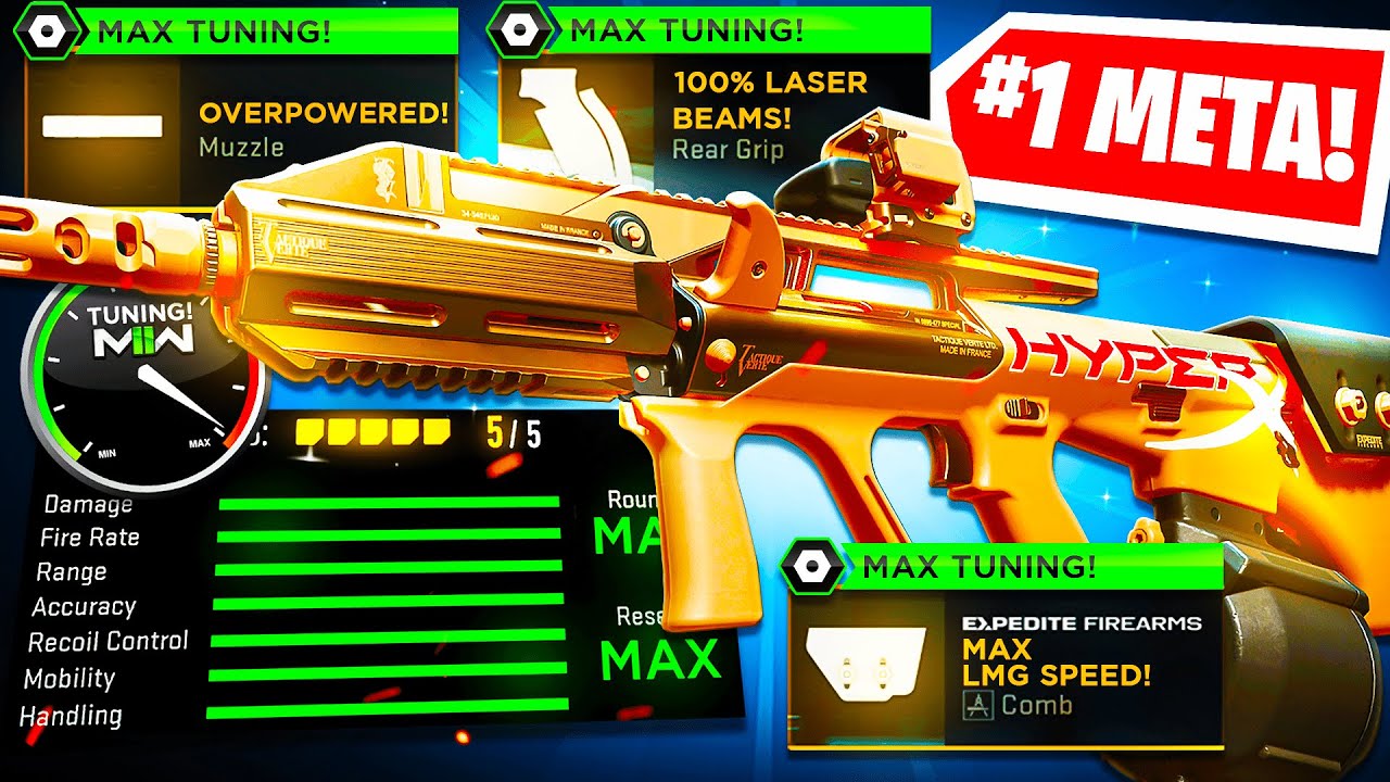 100% ACCURACY LMG! 🎯 #1 NEW HCR 56 CLASS SETUP is CRAZY in MW2! (Best HCR 56 Tunes Loadout Build)