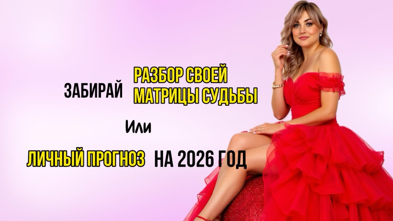 Забирай свой ЛИЧНЫЙ ПРОГНОЗ на 2026 🔥 Или разбор своей Матрицы Судьбы. Ссылки под видео 🙌🏼 #матрица 