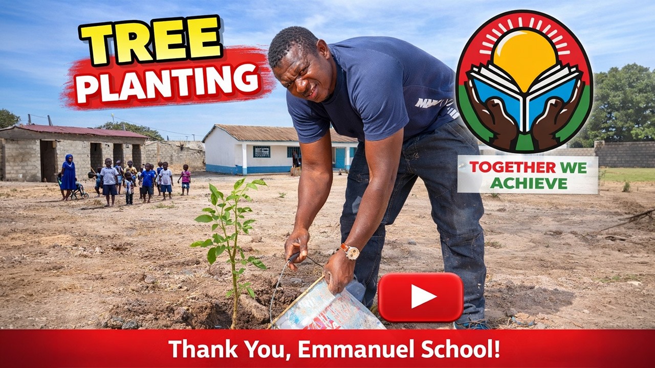 Tree Planting in Busumbala: Thank You, Emmanuel School!