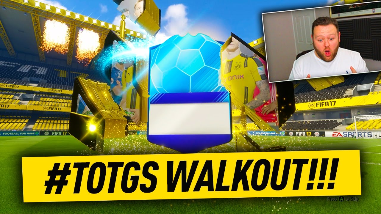 BLUE WALKOUT!! TEAM OF THE GROUP STAGE 100K PACKS! FIFA 17 ULTIMATE TEAM!