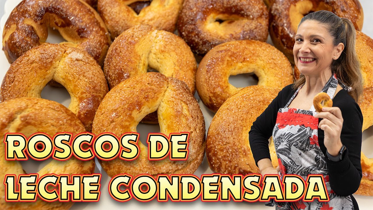 Aprende a hacer ROSCOS de leche condensada - Versión horno y freidora de aire