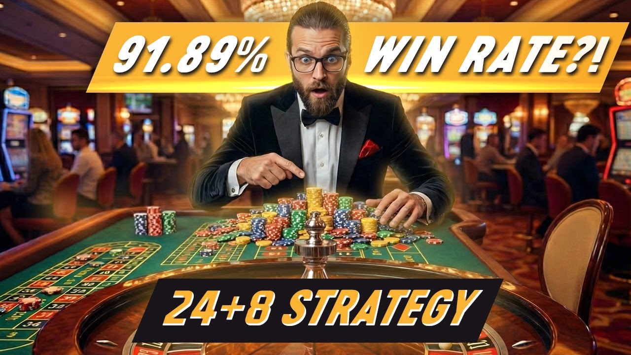How to Win at Roulette 91.89% of the Time: The 24+8 Strategy