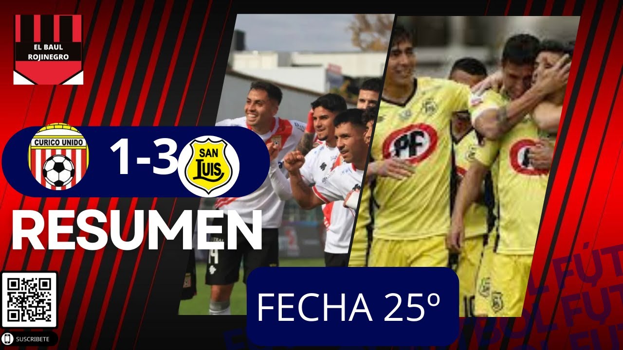 LIGA ASCENSO CHILE " TRIUNFO CANARIO EN CURICÓ "🔥🔥🔥🔥