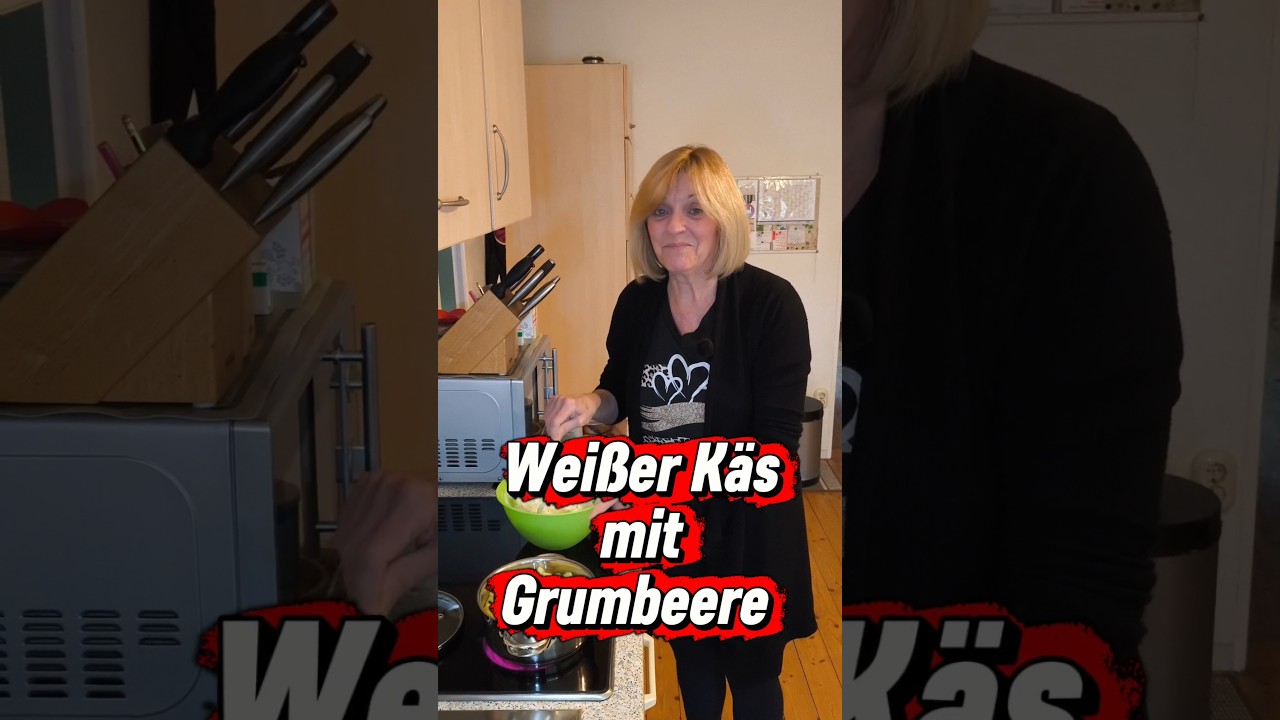 Wei&szlig;er K&auml;s mit Grumbeere ...heute mal Vegetarisch 👍🏻#wei&szlig;erk&auml;s #grumbeere #kartoffeln #abendessen