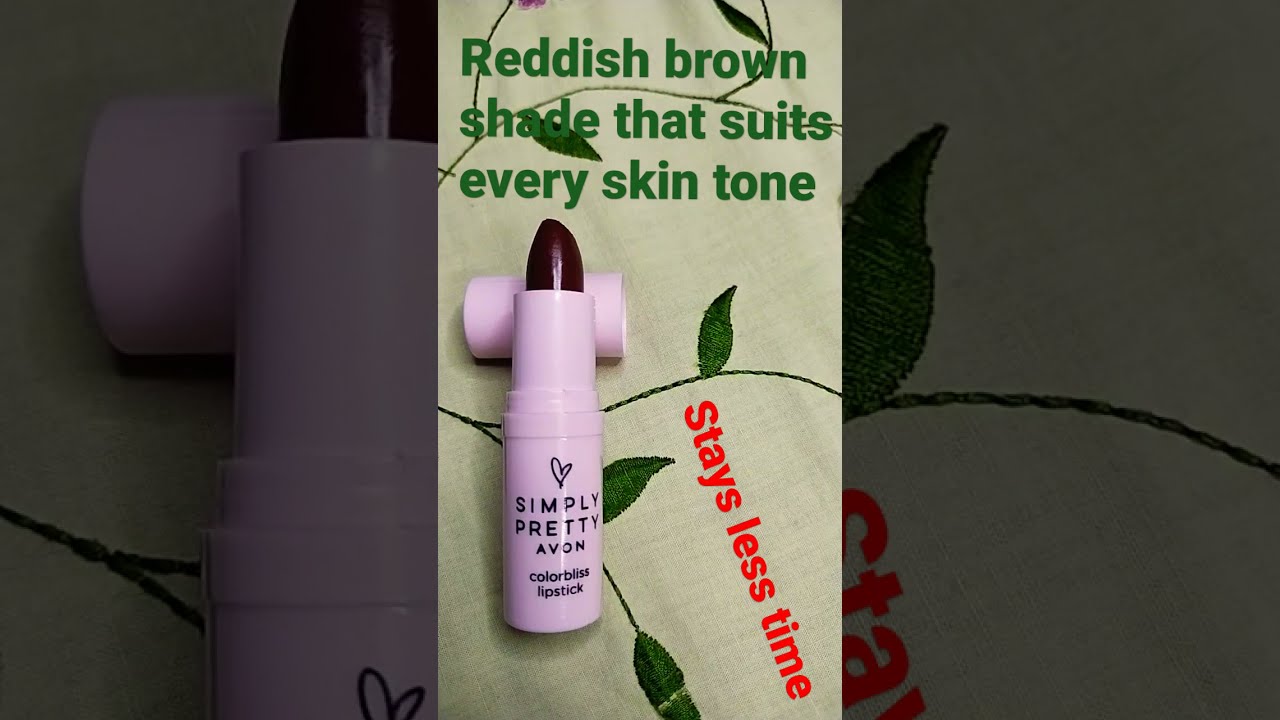 Avon Simply Pretty Color Bliss Lipstick | Swatches | Daring Red | #shorts | Reviews by Bhavya