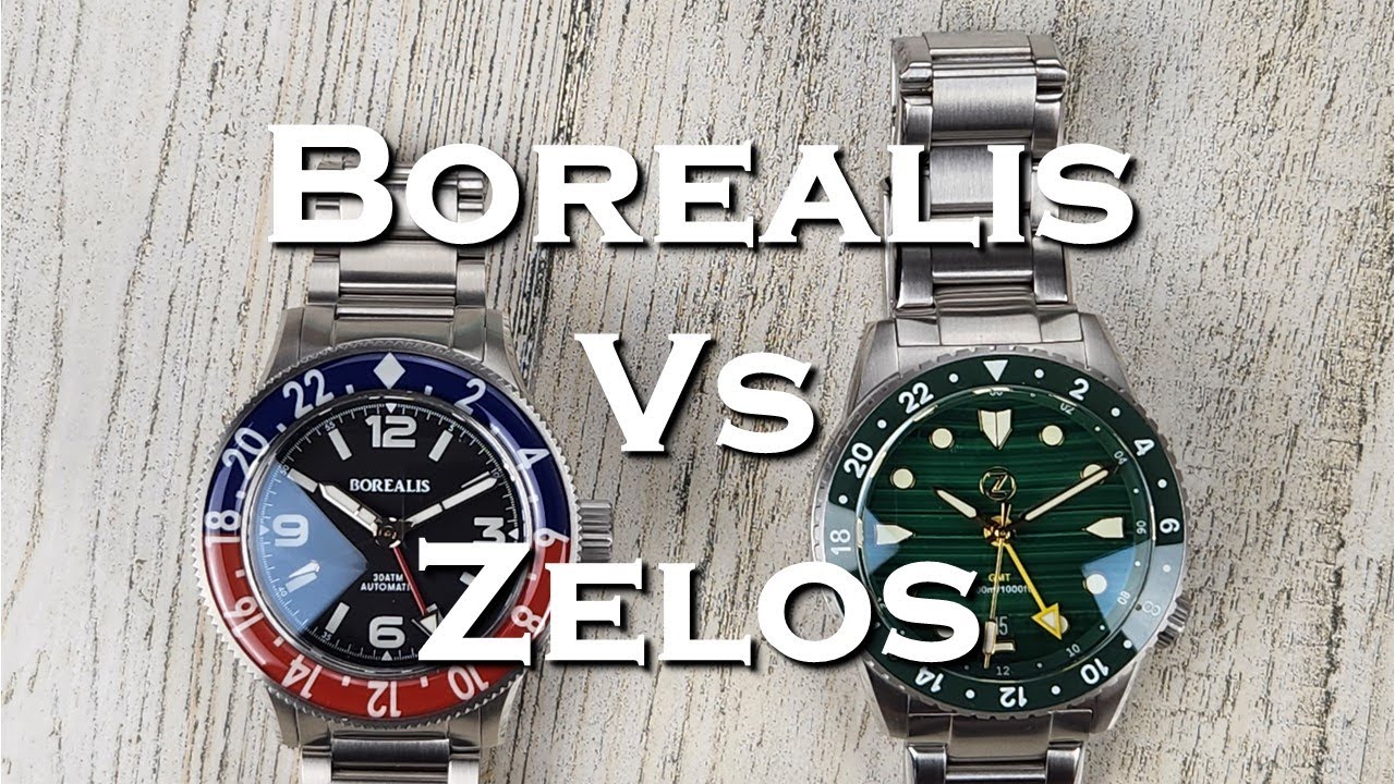 Borealis Sea Storm GMT Vs Zelos Mako GMT