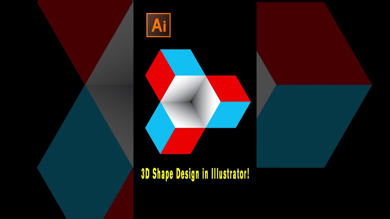 3D Shape | Logo Design in Illustrator!