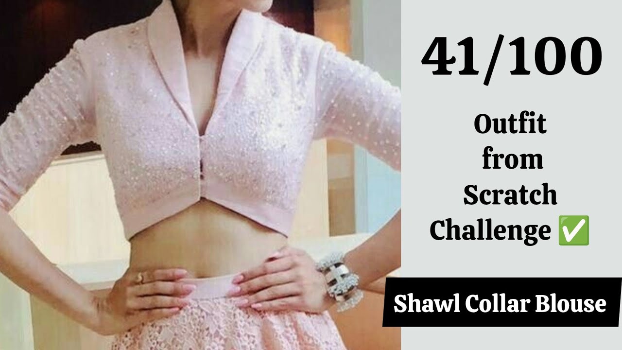Shawl Collar Blouse Cutting and Stitching/shawl collar cutting and stitching/Princess Cut Blouse