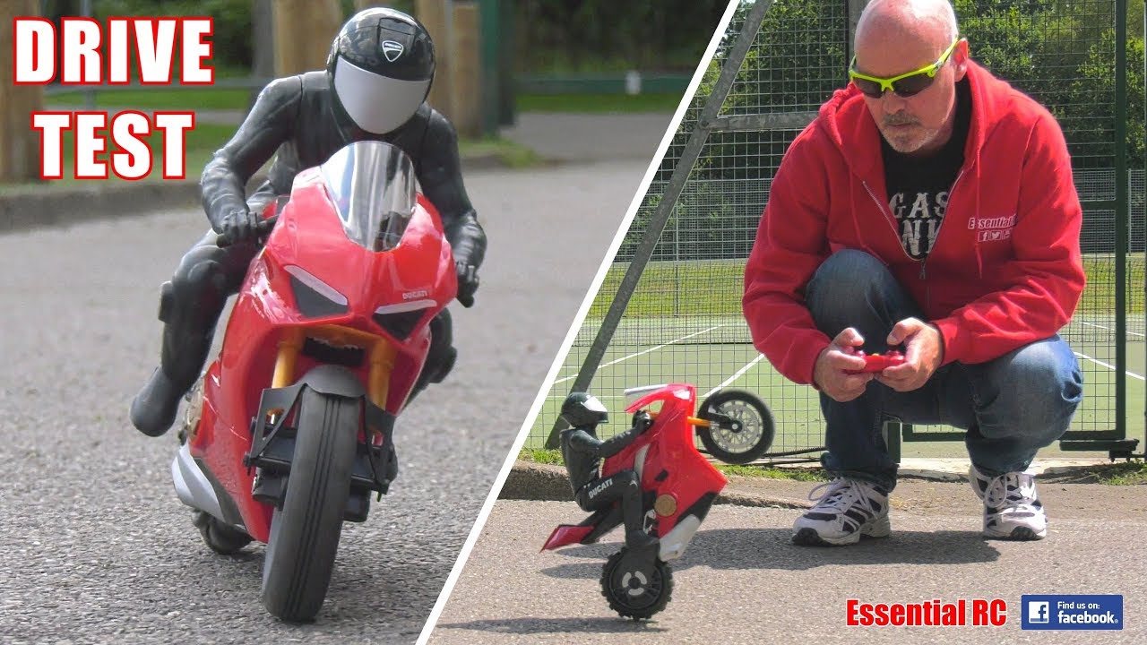 UPRISER Ducati Panigale V4S RC STUNT BIKE: ESSENTIAL RC DRIVE TEST