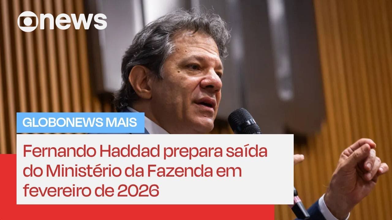 Haddad prepara sa&iacute;da da Fazenda em fevereiro | GloboNews Mais