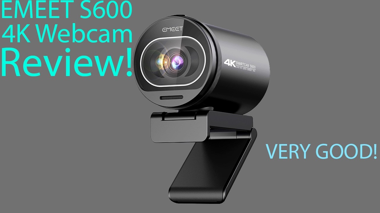 EMEET S600 4K Webcam Review!