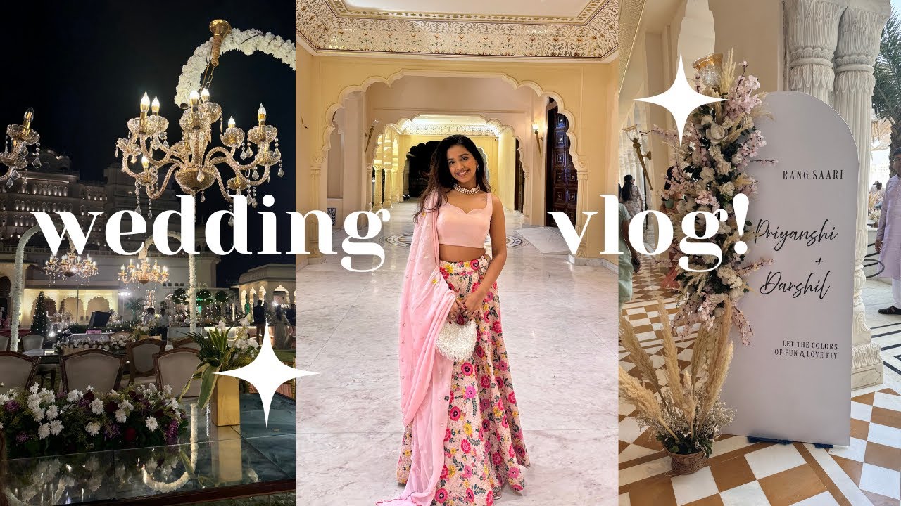 what it's like at a DESI WEDDING I VLOG, Jaipur fun, & friends!!