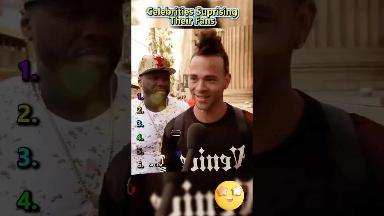 Celebrities Suprising Their Fans #celebrity #fan #surprise #50cent #chrispratt #drake