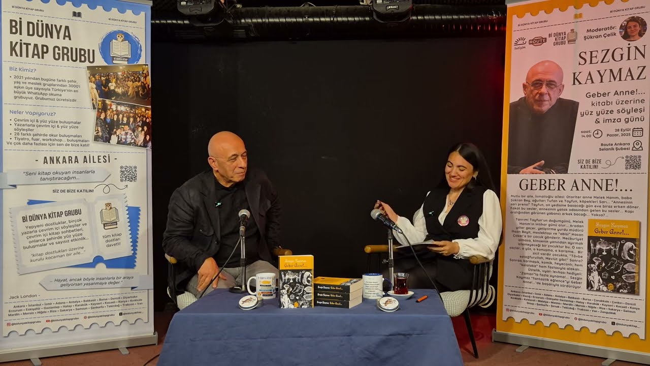 Sezgin Kaymaz ile ''Geber Anne!...''  üzerine söyleşi...