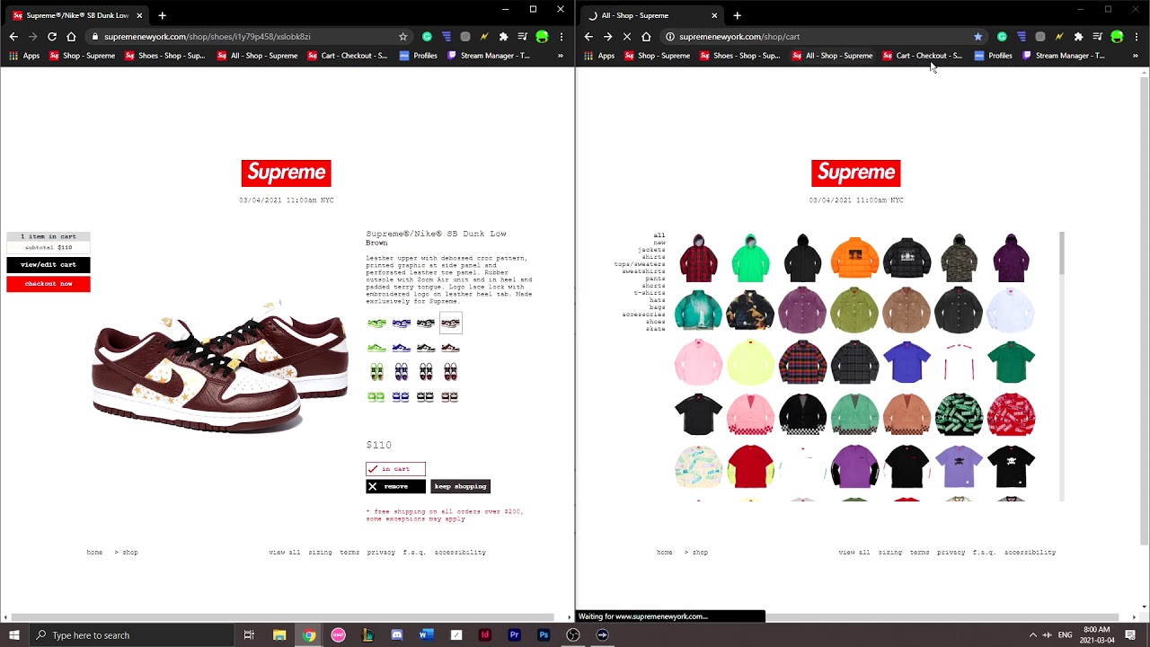 SUPREME BROWN SB MANUAL COP
