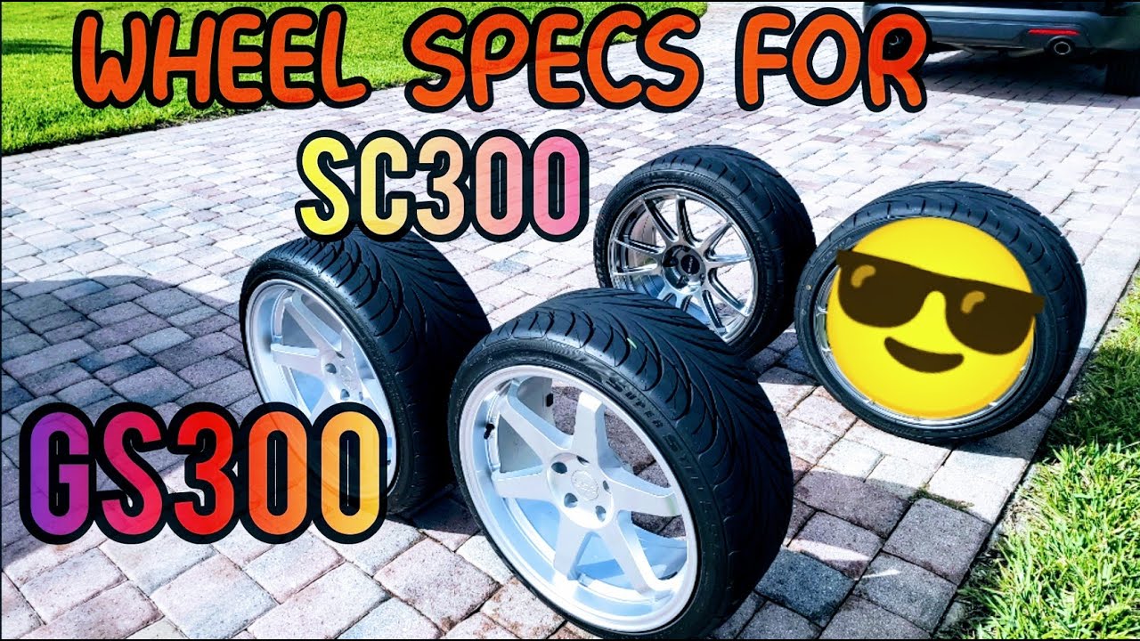 ESR WHEEL FITMENT SPECS FOR THE LEXUS SC300 AND GS300