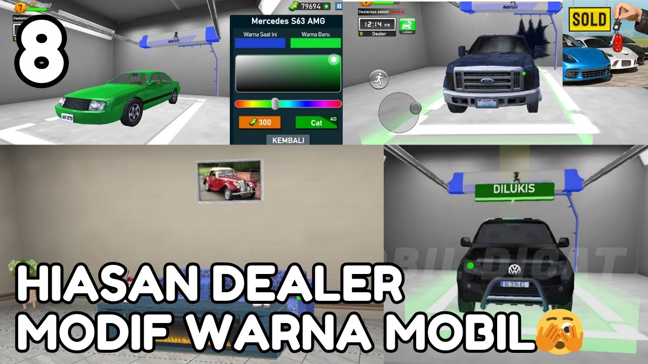 MANA WARNA MOBIL YANG BAGUS ? CAR DEALERSHIP SIMULATOR INDONESIA PART 8